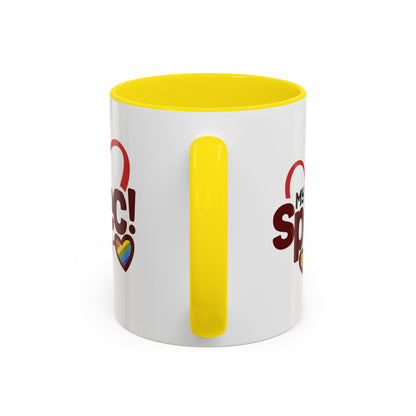 My Spec! Coffee Mug — Pride Heart & Rainbow Glasses Accent Mug