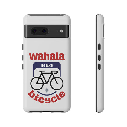 Phone Case | Wahala Be Like Bicycle Tough Cases | Gift for Cyclists | Funny Phone Cover | Trendy Cycling Accessories