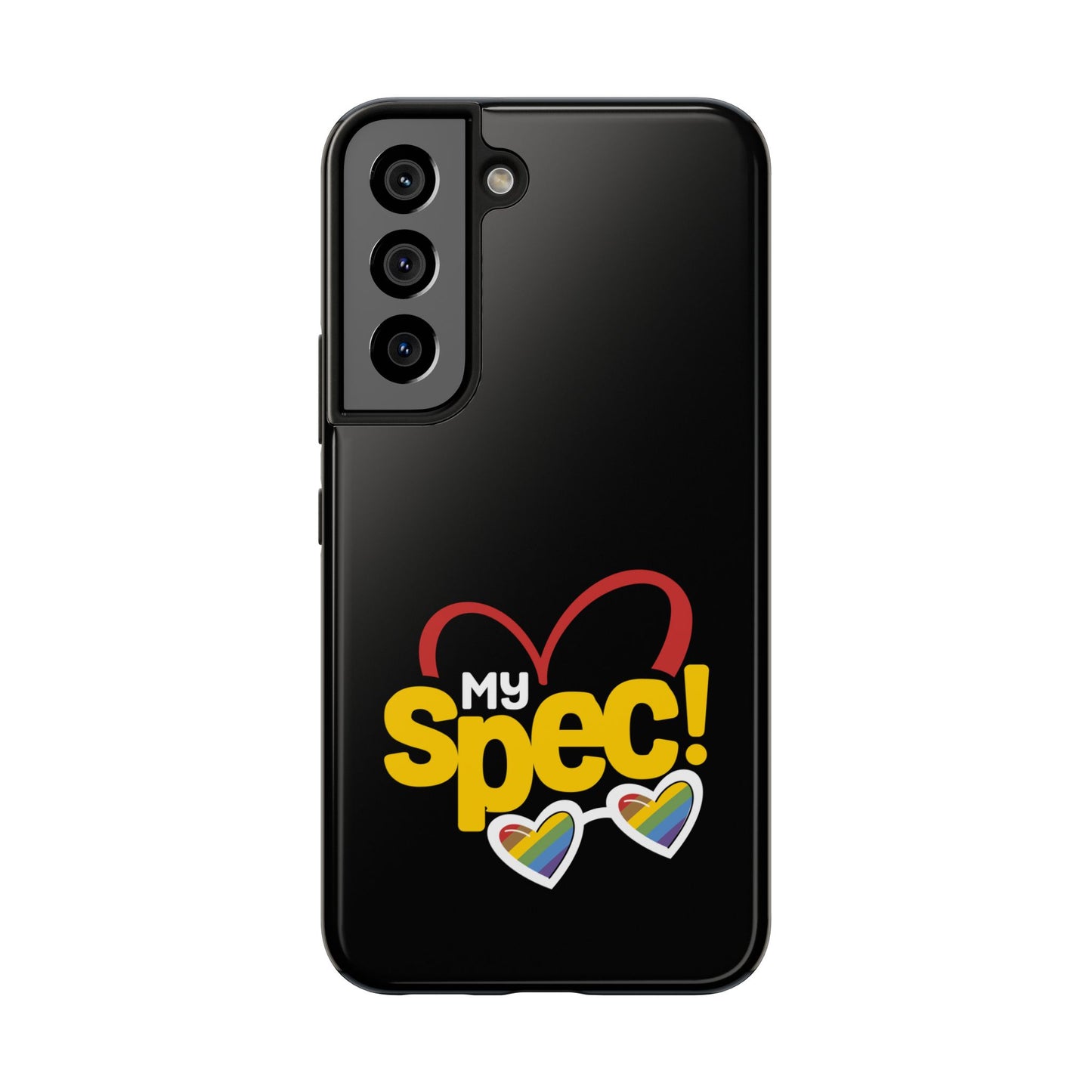 “My Spec!” Rainbow Heart Pride Protective Case