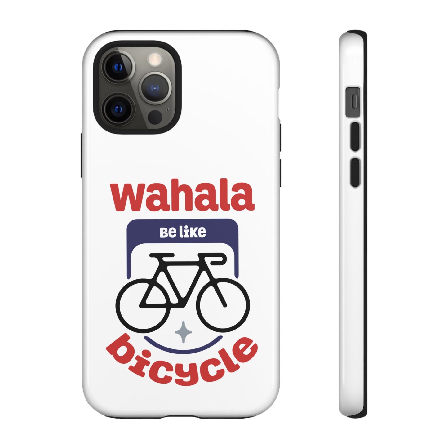 Bicycle Phone Case | Wahala Be Like | Tough Cases | Gift for Cyclists | Funny Phone Cover | Trendy Cycling Accessories
