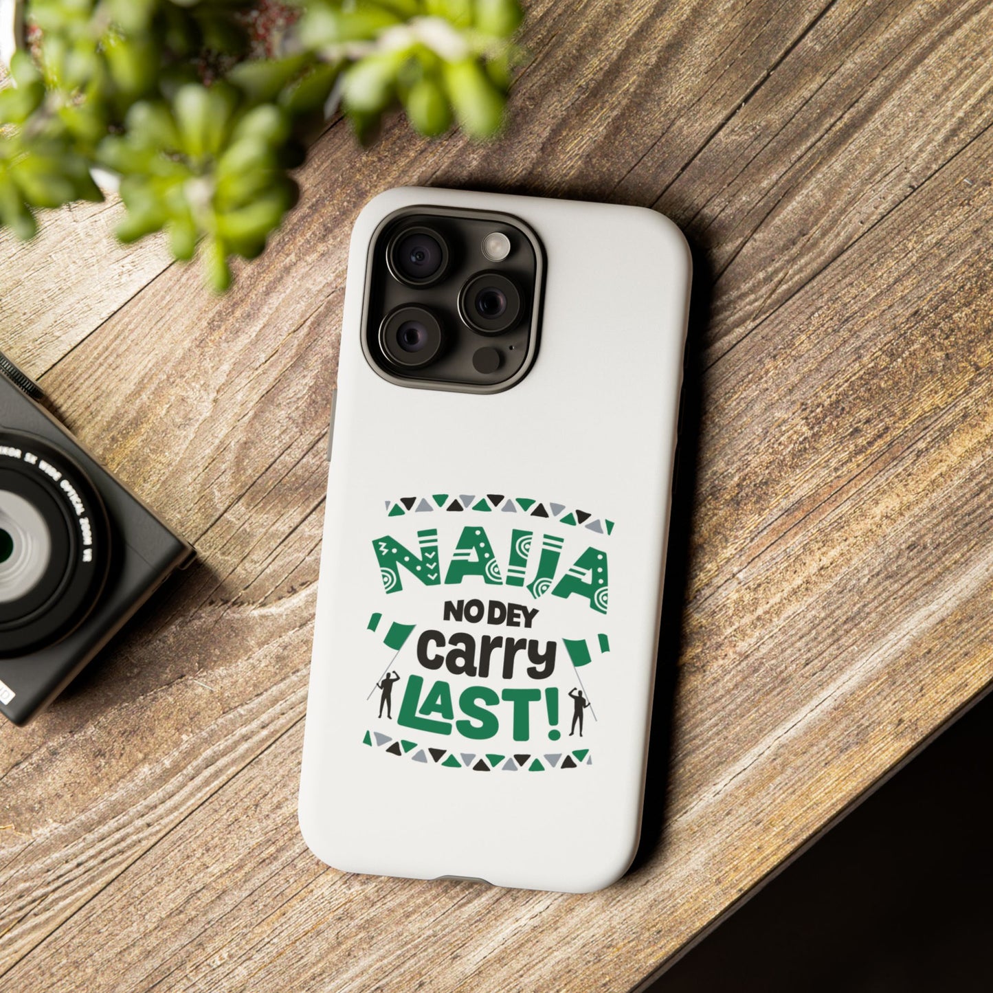 Nigerian-Inspired Tough Phone Case, Unique Gift, Trendy Accessory, Durable Protection, Fun Design for All Occasions