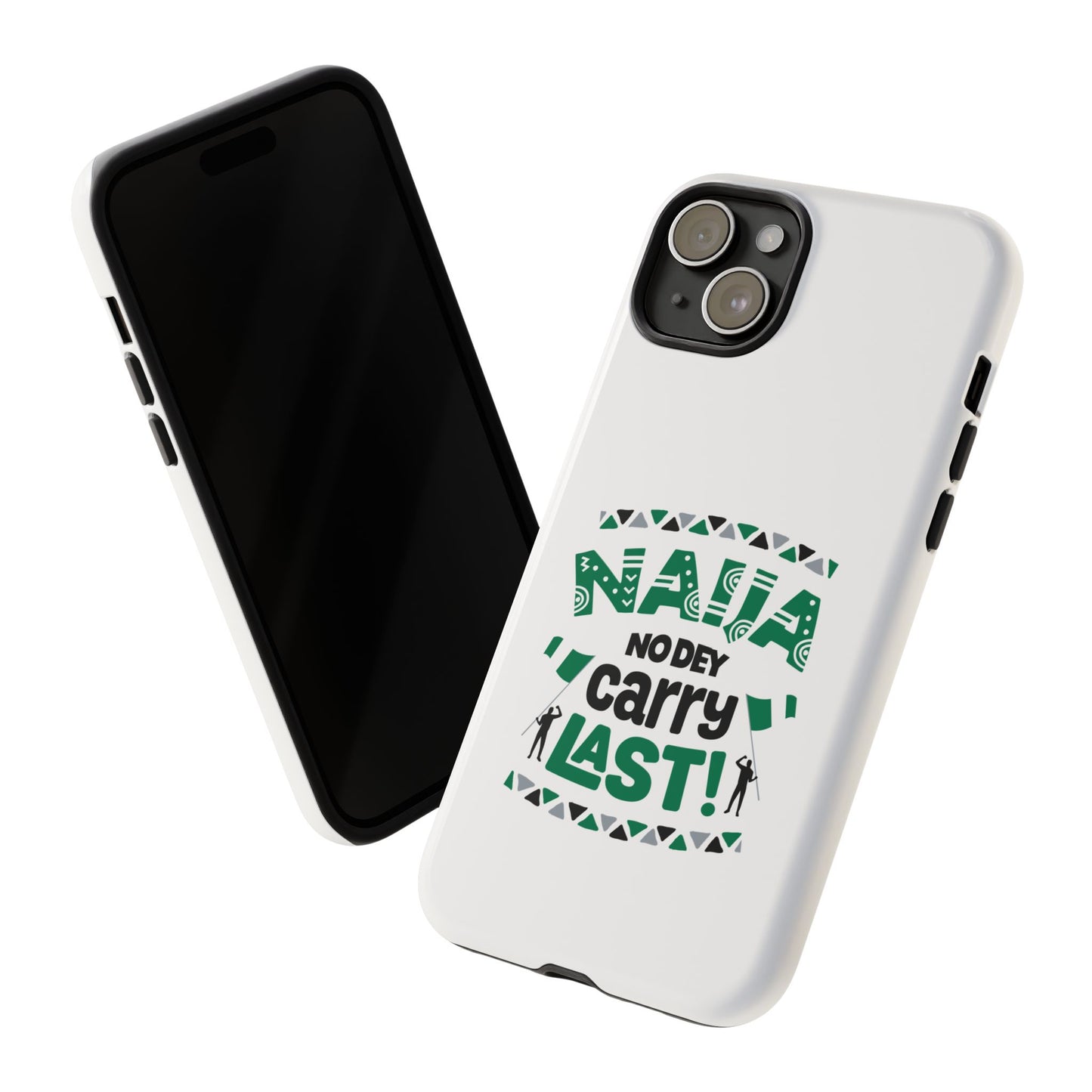 Nigerian-Inspired Tough Phone Case, Unique Gift, Trendy Accessory, Durable Protection, Fun Design for All Occasions