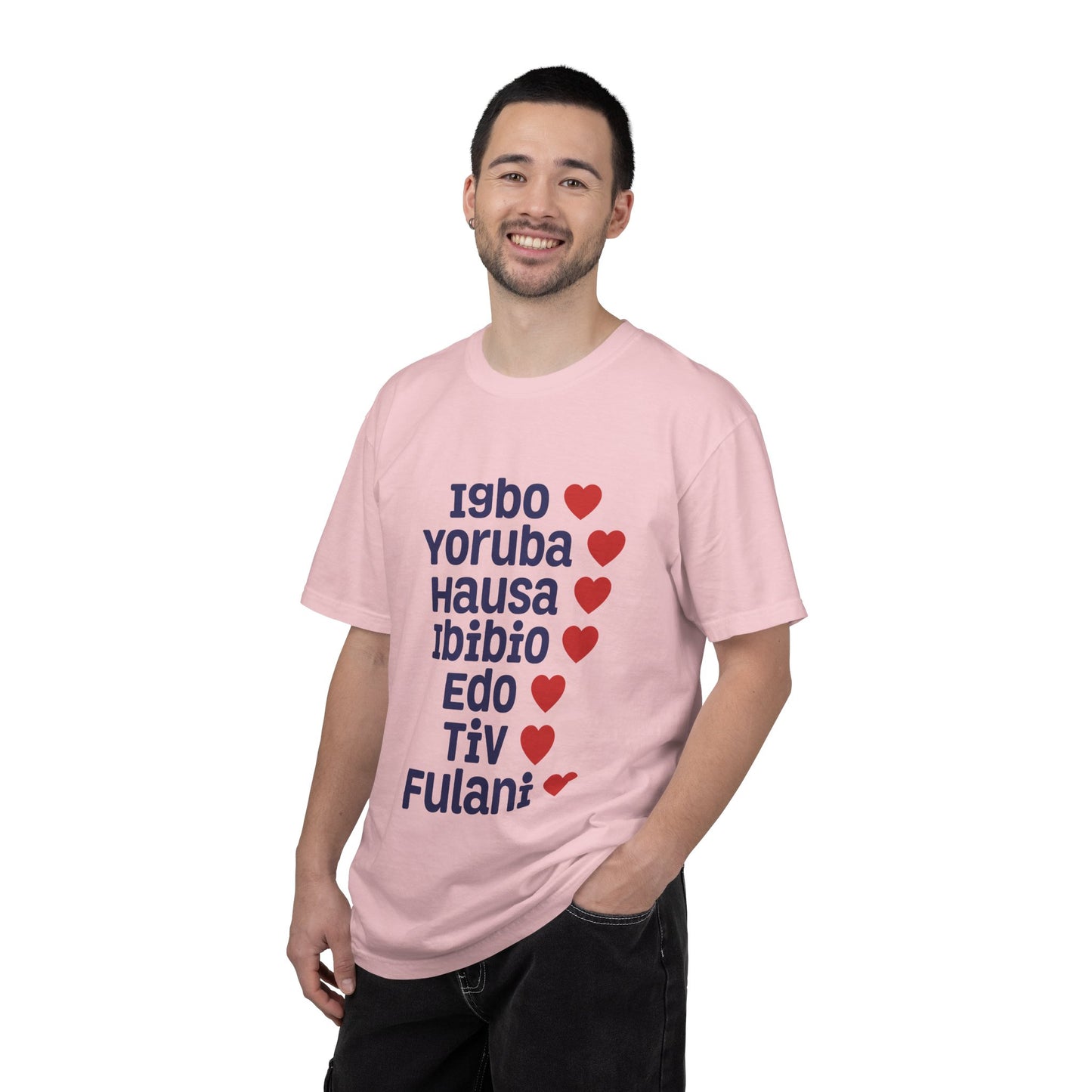 T-Shirt — Nigerian Ethnic Pride Tee (Igbo, Yoruba, Hausa, Ibibio, Edo, Tiv, Fulani)