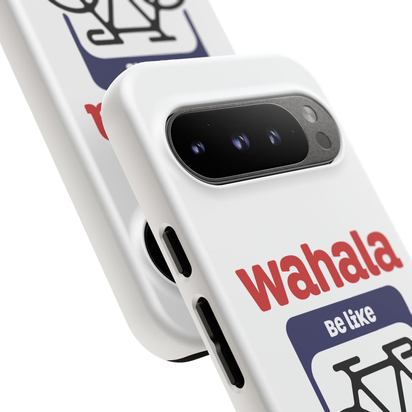 Phone Case | Wahala Be Like Bicycle Tough Cases | Gift for Cyclists | Funny Phone Cover | Trendy Cycling Accessories