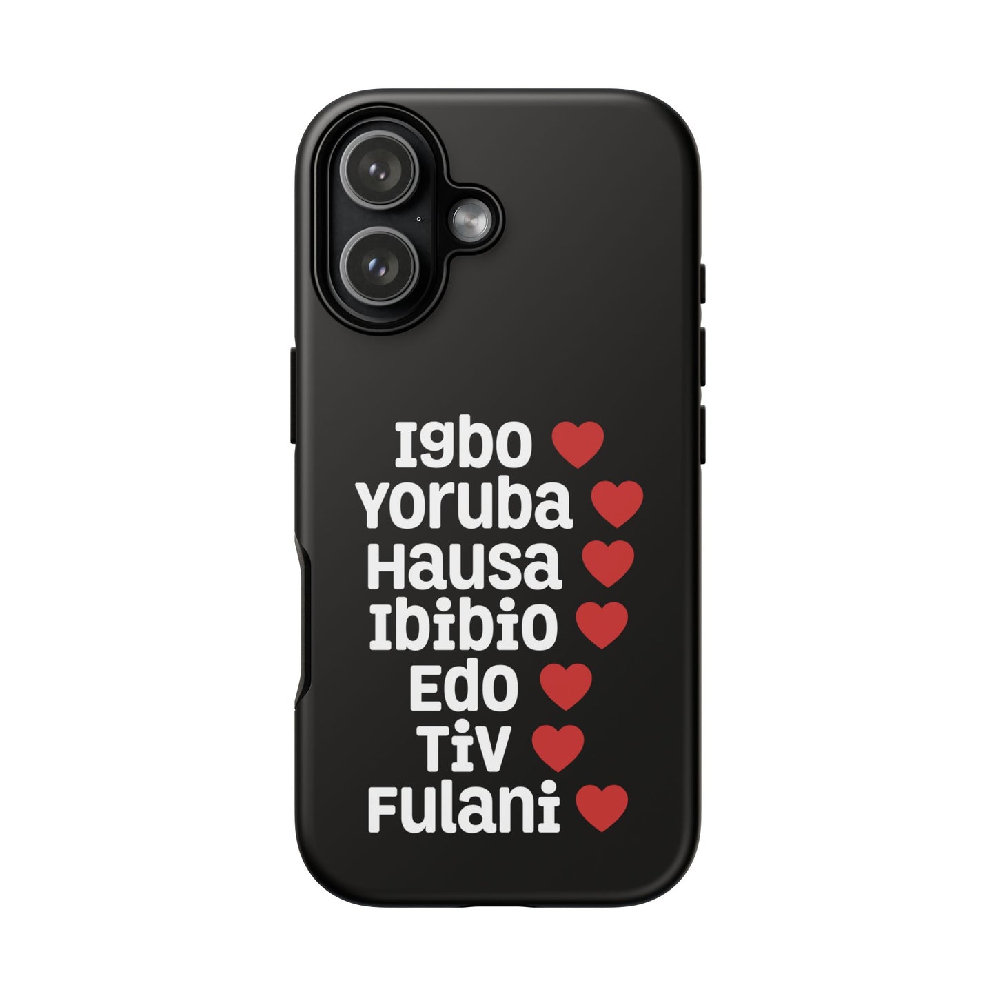 Phone Case — Nigerian Ethnic Pride Design (Igbo, Yoruba, Hausa, Ibibio, Edo, Tiv, Fulani)
