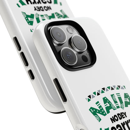 Nigerian-Inspired Tough Phone Case, Unique Gift, Trendy Accessory, Durable Protection, Fun Design for All Occasions