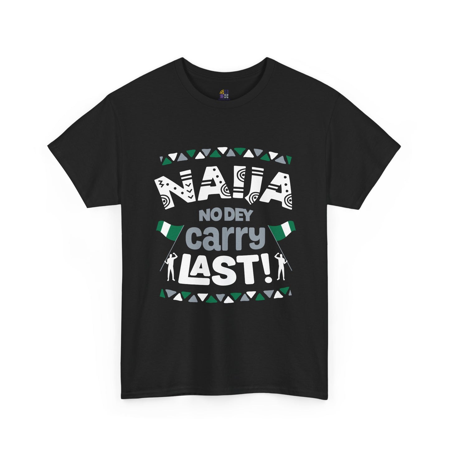 Nigerian Pride Unisex Heavy Cotton Tee, Fun Statement T-Shirt, Perfect for Casual Wear, Cultural Celebrations, Gift for Friends