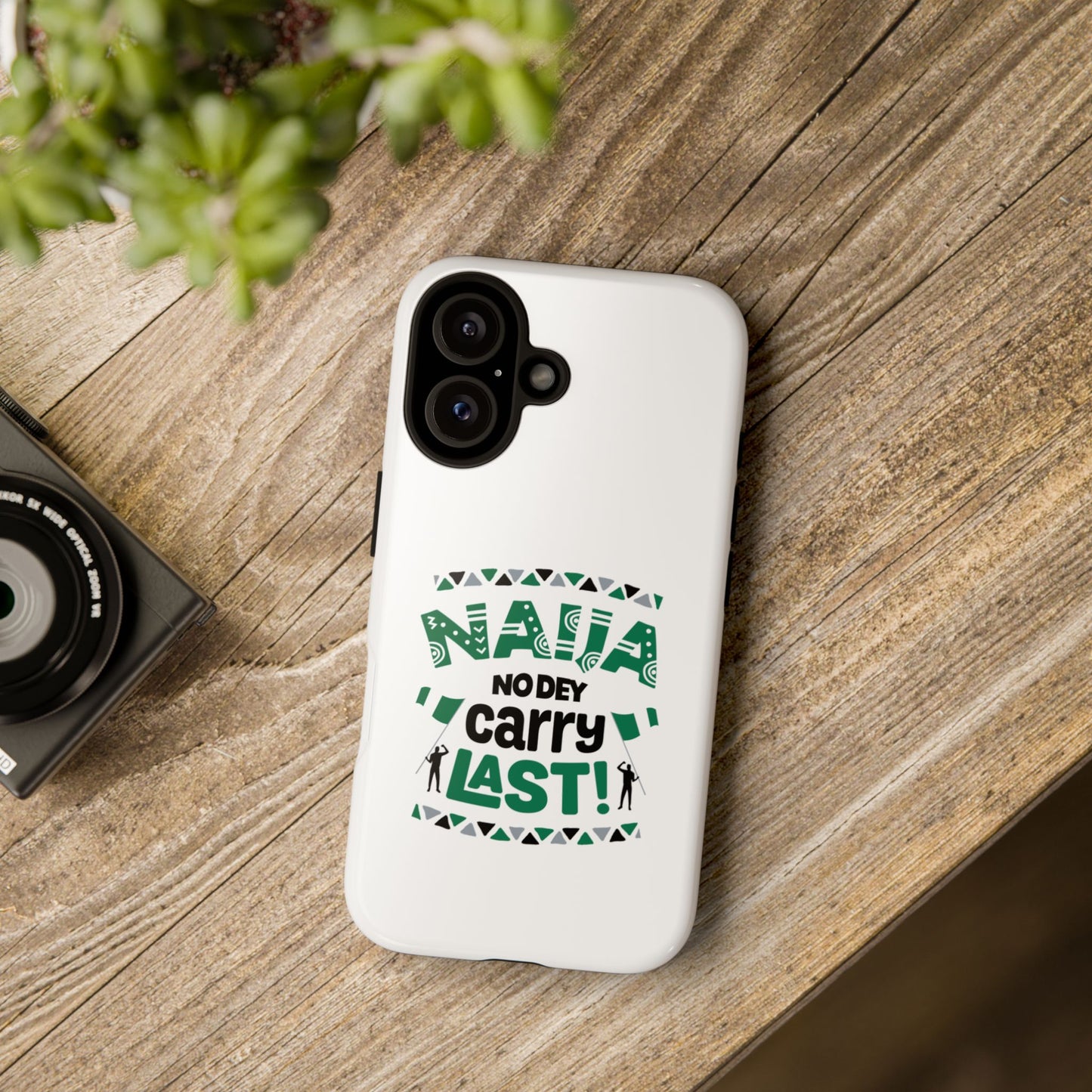 Nigerian-Inspired Tough Phone Case, Unique Gift, Trendy Accessory, Durable Protection, Fun Design for All Occasions