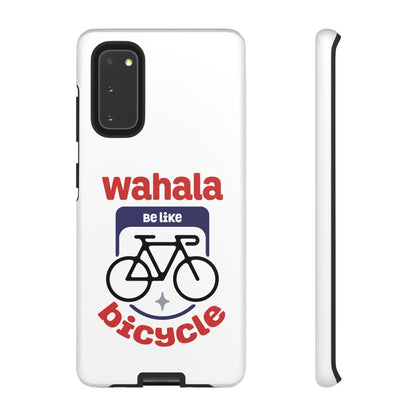 Phone Case | Wahala Be Like Bicycle Tough Cases | Gift for Cyclists | Funny Phone Cover | Trendy Cycling Accessories