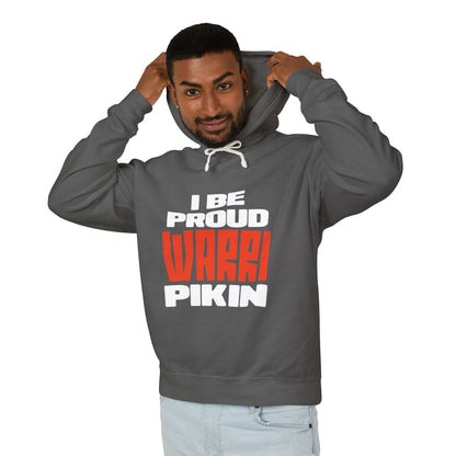 I Be Proud Warri Pikin Hoodie — Afro-Caribbean Pride Lightweight Hooded Sweatshirt