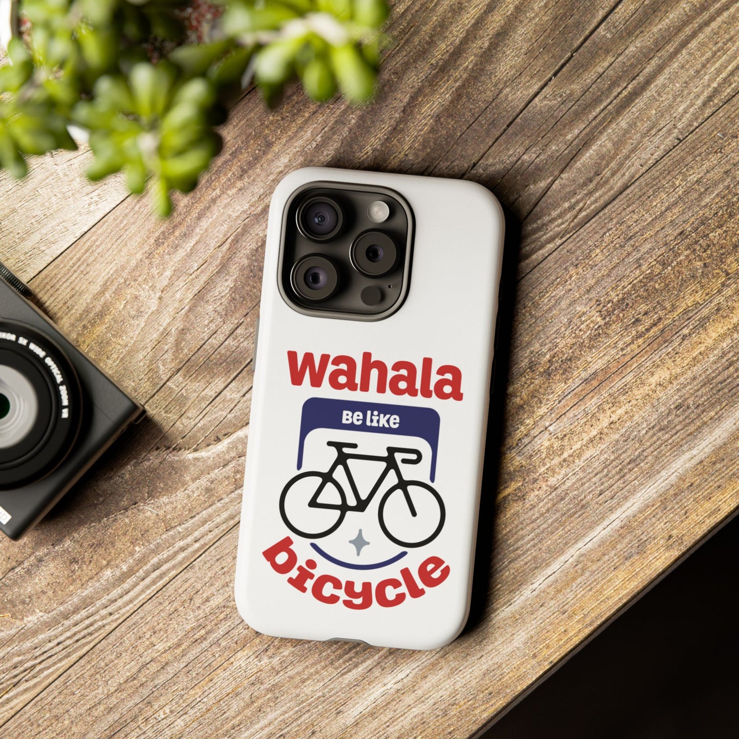 Bicycle Phone Case | Wahala Be Like | Tough Cases | Gift for Cyclists | Funny Phone Cover | Trendy Cycling Accessories