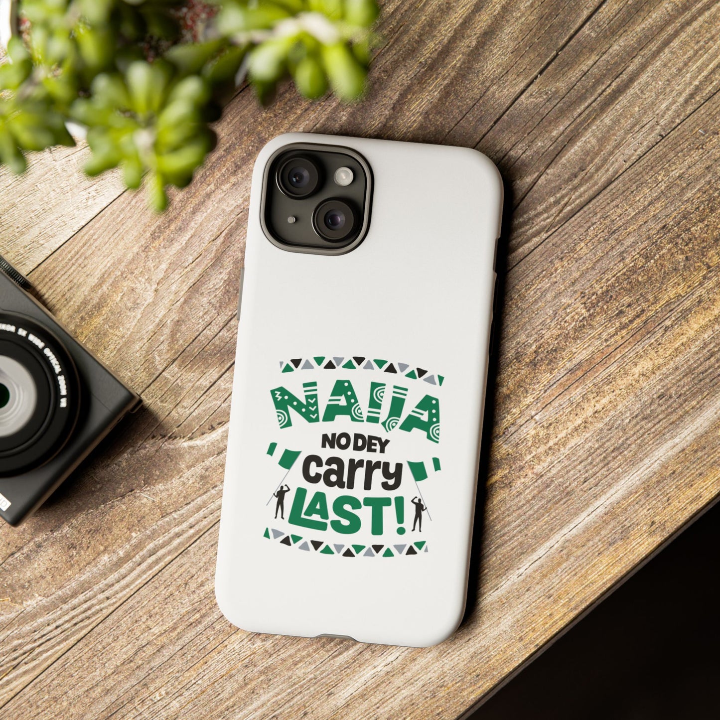 Nigerian-Inspired Tough Phone Case, Unique Gift, Trendy Accessory, Durable Protection, Fun Design for All Occasions