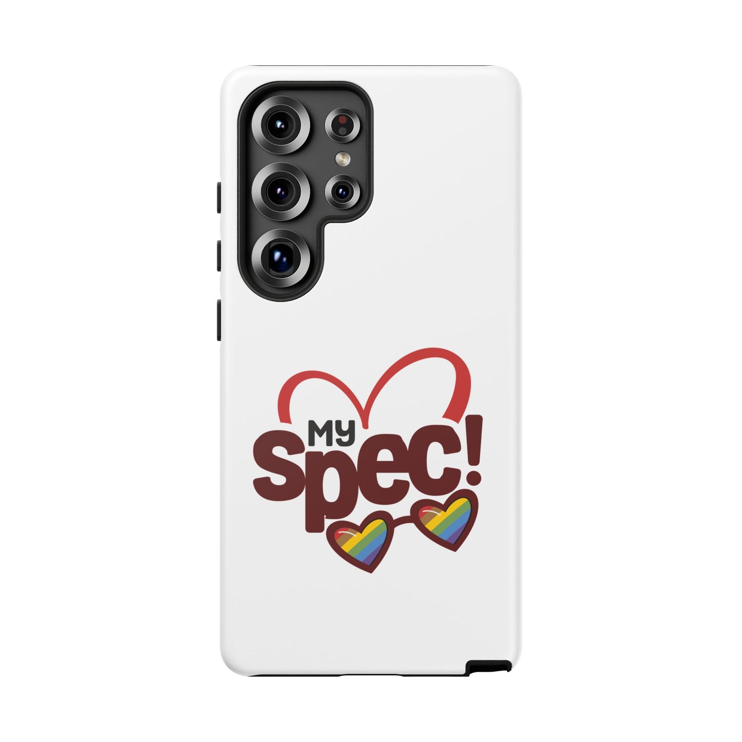 My Spec! Phone Case — Rainbow Heart Protective Case