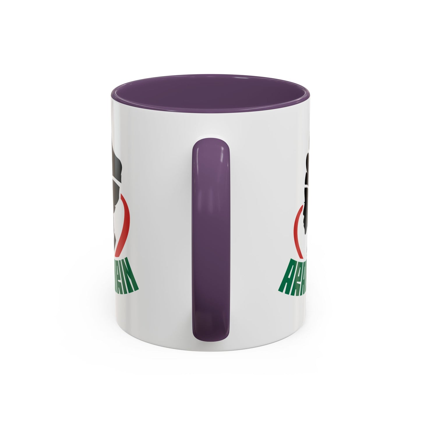 African Queen Accent Coffee Mug — 'ARABENA' Silhouette Design (11/15 oz)