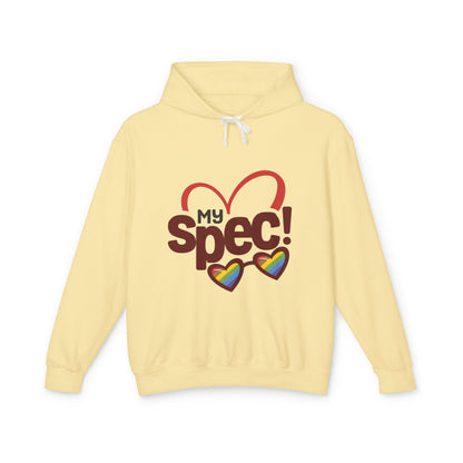 My Spec! Hoodie — Heart & Rainbow Sunglasses Sweatshirt