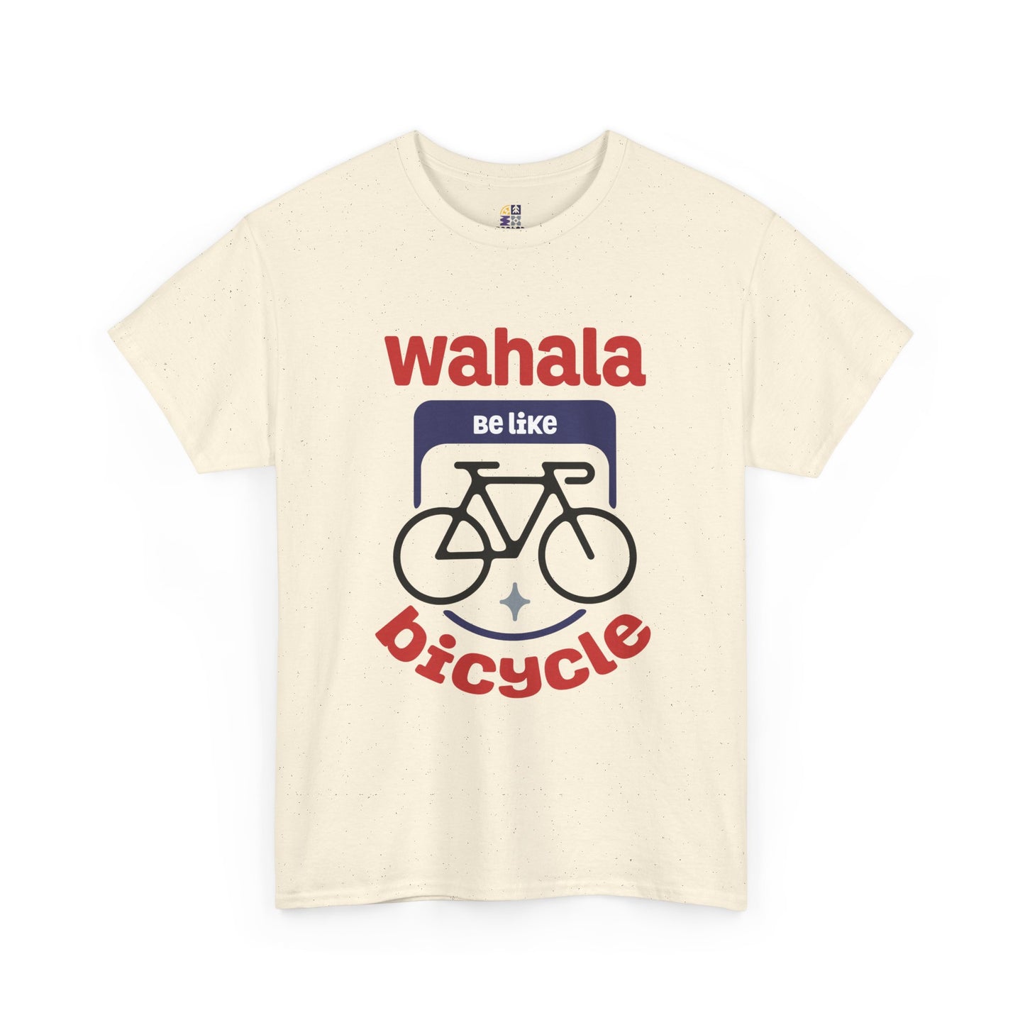 Wahala be like Bicycle Unisex Heavy Cotton Tee, Perfect Gift for Cyclists, Casual Wear, Bike Enthusiasts, Fun Statement Shirt