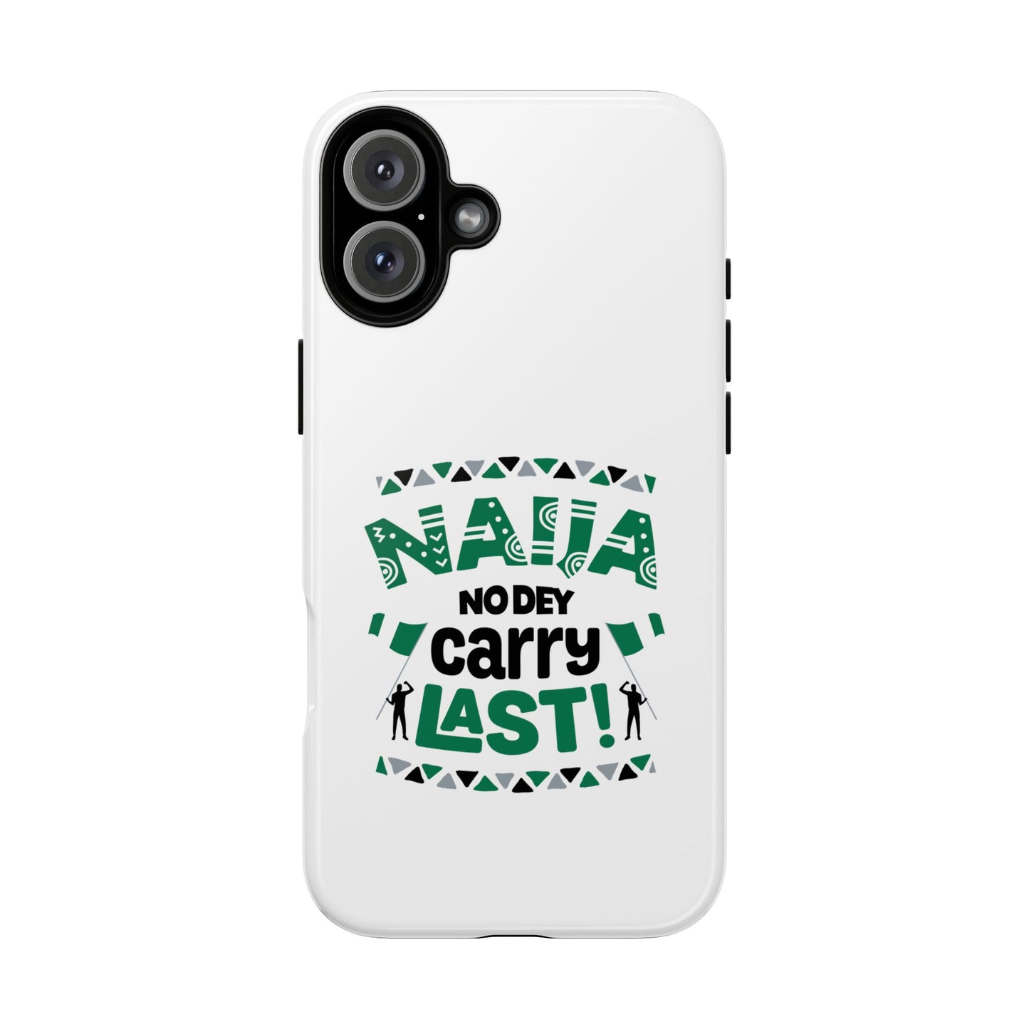 Nigerian-Inspired Tough Phone Case, Unique Gift, Trendy Accessory, Durable Protection, Fun Design for All Occasions