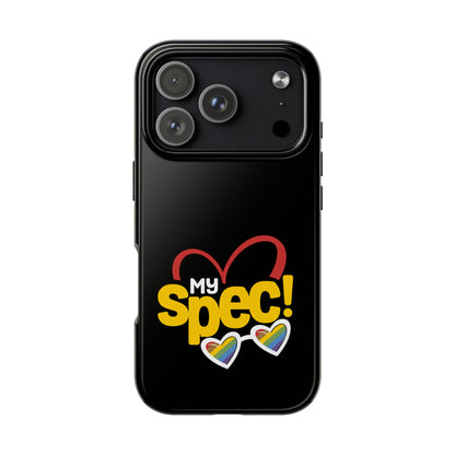 “My Spec!” Rainbow Heart Pride Protective Case