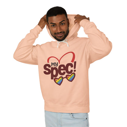 My Spec! Hoodie — Heart & Rainbow Sunglasses Sweatshirt