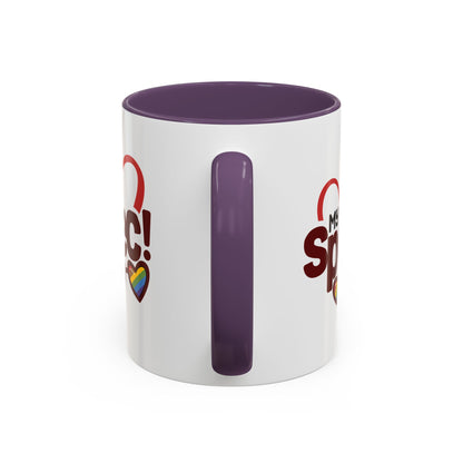 My Spec! Coffee Mug — Pride Heart & Rainbow Glasses Accent Mug