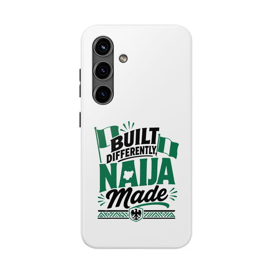 Naija Made Tough Phone Case — Built Differently Nigerian Pride Protective Cover