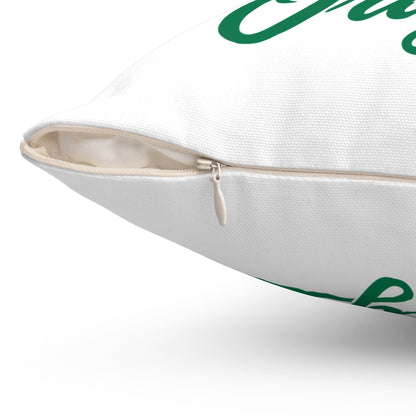 Certified Naija Proof of Origin Square Pillow — Nigerian Pride Decorative Throw Pillow