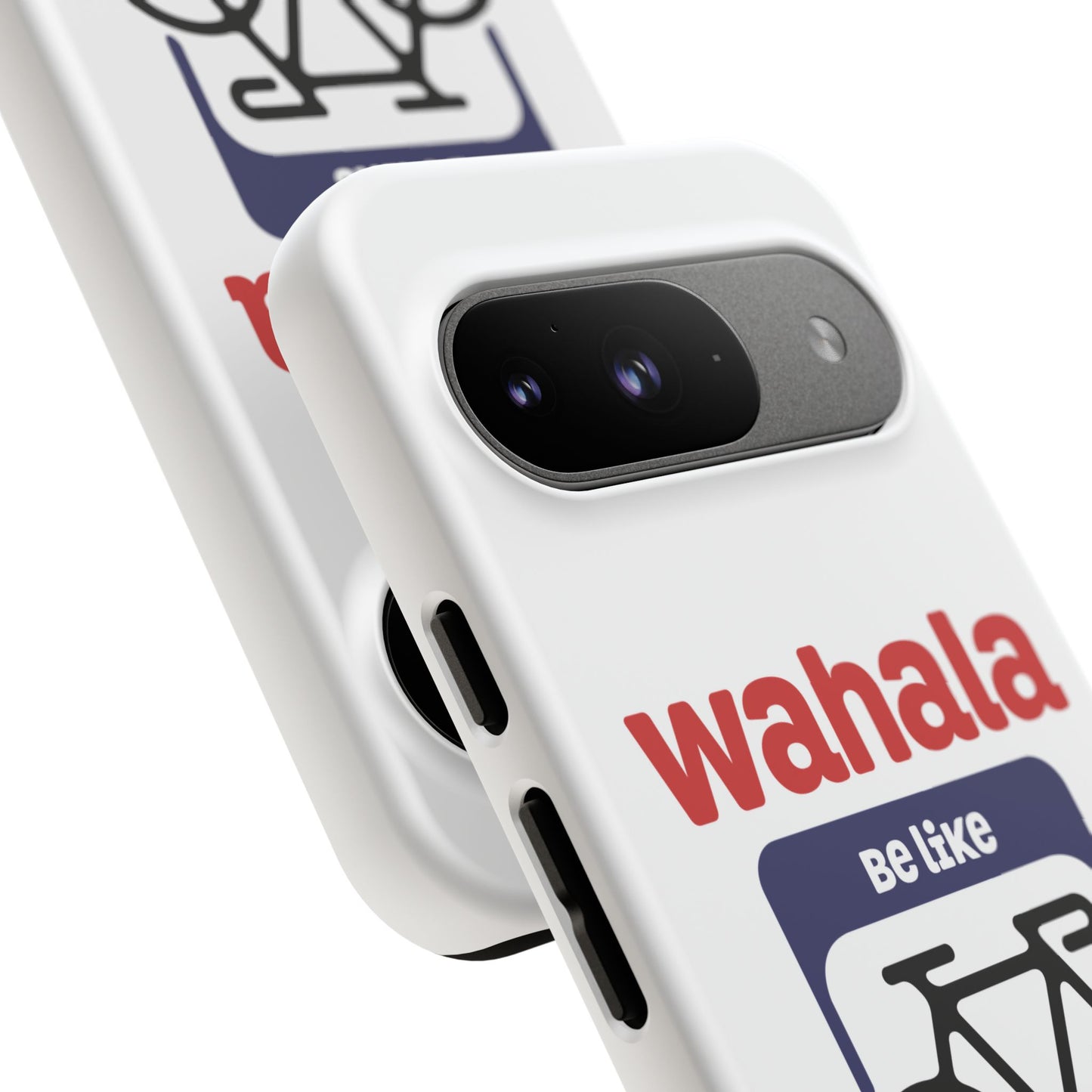 Phone Case | Wahala Be Like Bicycle Tough Cases | Gift for Cyclists | Funny Phone Cover | Trendy Cycling Accessories