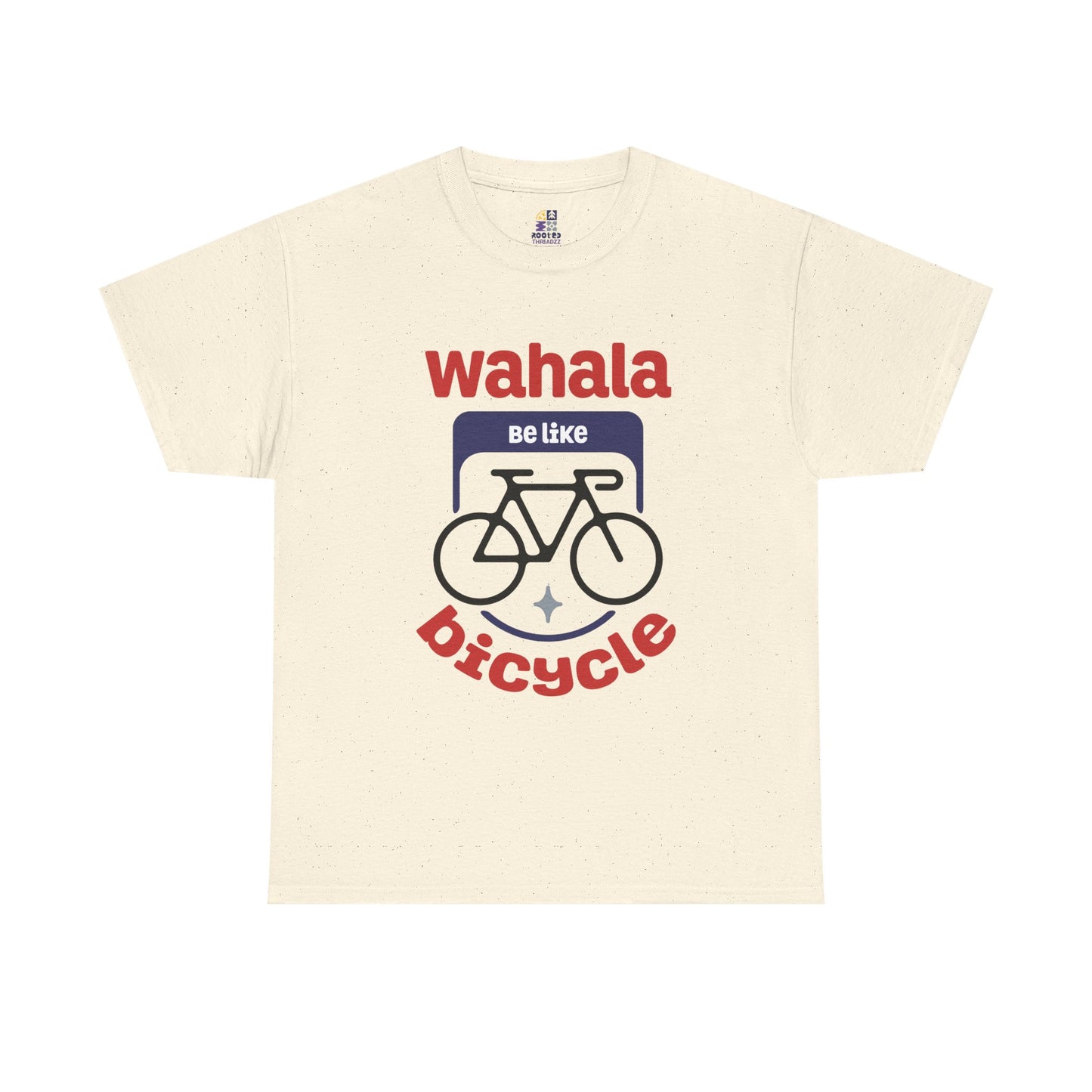 Wahala be like Bicycle Unisex Heavy Cotton Tee, Perfect Gift for Cyclists, Casual Wear, Bike Enthusiasts, Fun Statement Shirt