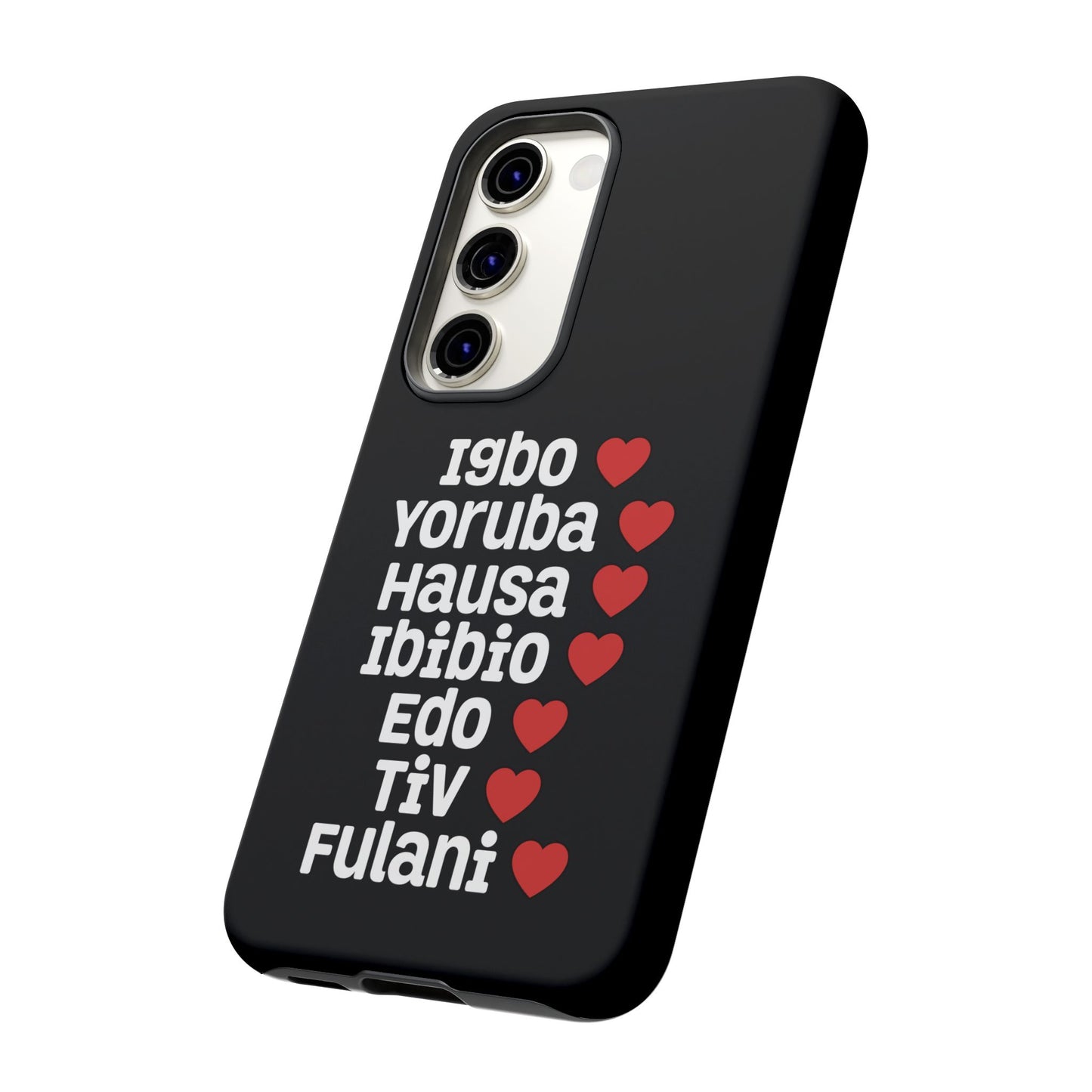Phone Case — Nigerian Ethnic Pride Design (Igbo, Yoruba, Hausa, Ibibio, Edo, Tiv, Fulani)