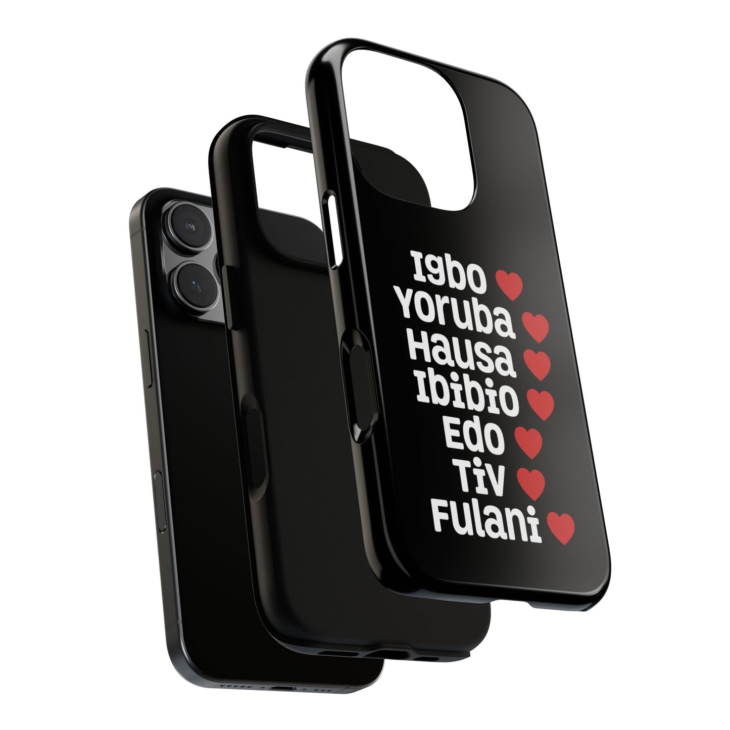 Phone Case — Nigerian Ethnic Pride Design (Igbo, Yoruba, Hausa, Ibibio, Edo, Tiv, Fulani)