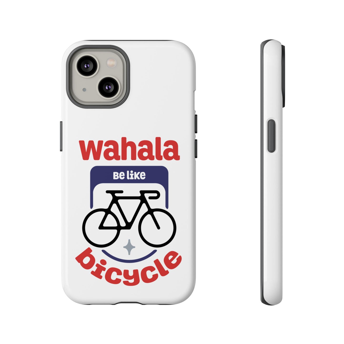 Bicycle Phone Case | Wahala Be Like | Tough Cases | Gift for Cyclists | Funny Phone Cover | Trendy Cycling Accessories