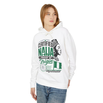 Certified Naija Hoodie — Nigerian Pride "Proof of Origin" Sweatshirt