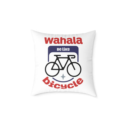 Wahala be like Bicycle-Themed Decorative Pillow, Fun and Whimsical Home Accent, Cycling Lover Gift, Couch Cushion, Modern Living Room Decor