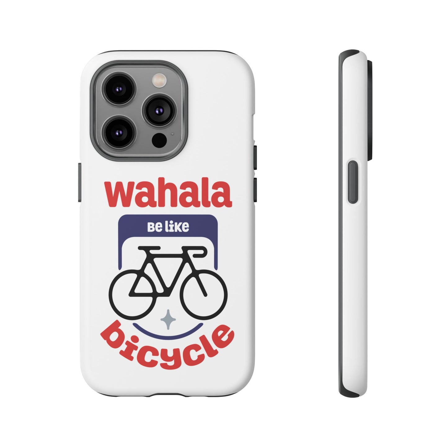 Bicycle Phone Case | Wahala Be Like | Tough Cases | Gift for Cyclists | Funny Phone Cover | Trendy Cycling Accessories
