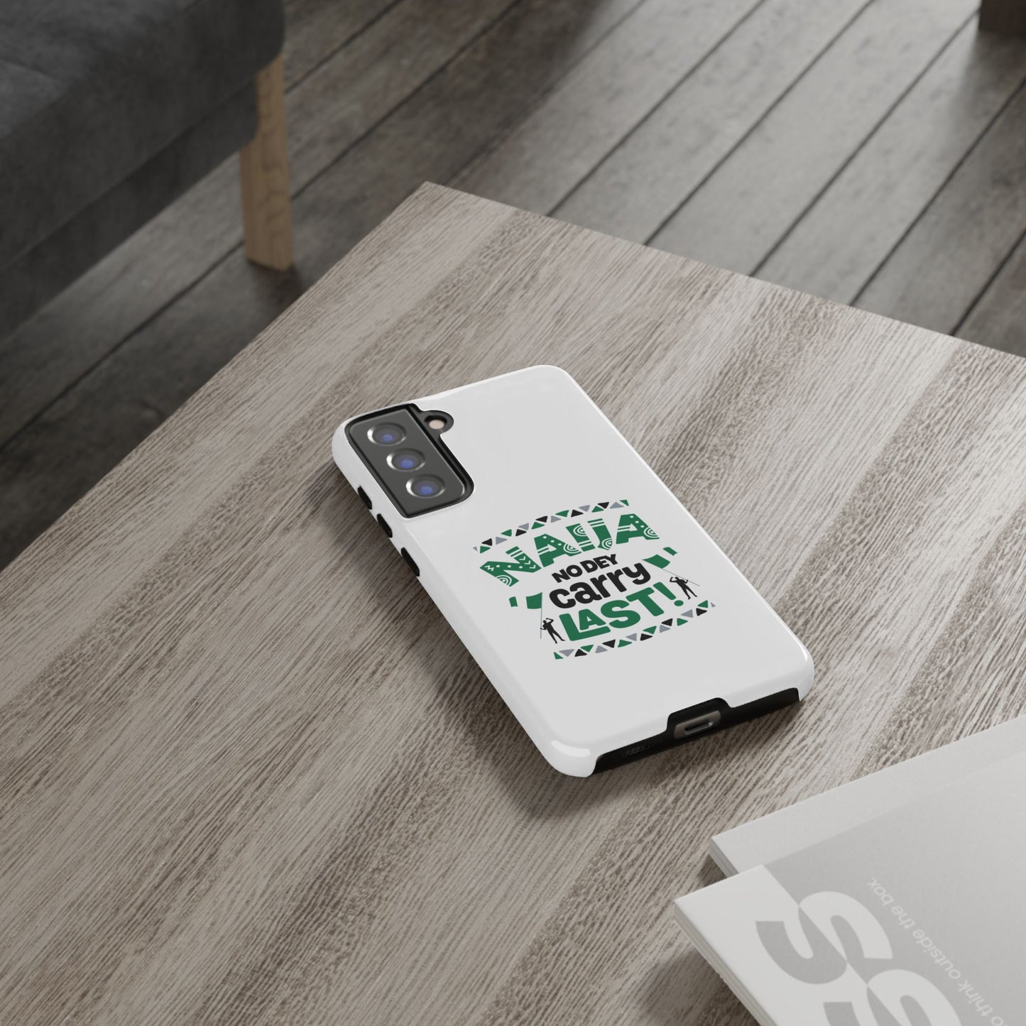 Nigerian-Inspired Tough Phone Case, Unique Gift, Trendy Accessory, Durable Protection, Fun Design for All Occasions