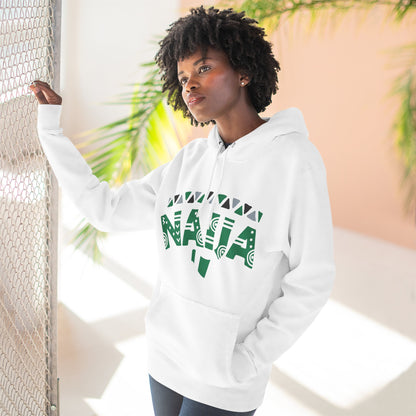 Nigeria Pride Fleece Hoodie - Celebrate Culture, Casual Style, Unisex Gift, Festivals, Comfortable Wear