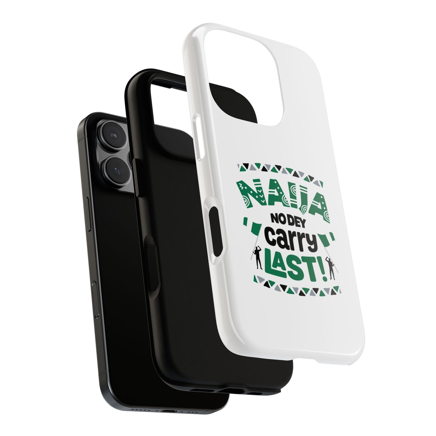 Nigerian-Inspired Tough Phone Case, Unique Gift, Trendy Accessory, Durable Protection, Fun Design for All Occasions
