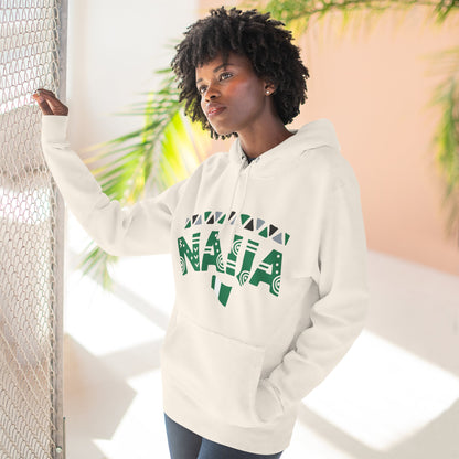Nigeria Pride Fleece Hoodie - Celebrate Culture, Casual Style, Unisex Gift, Festivals, Comfortable Wear