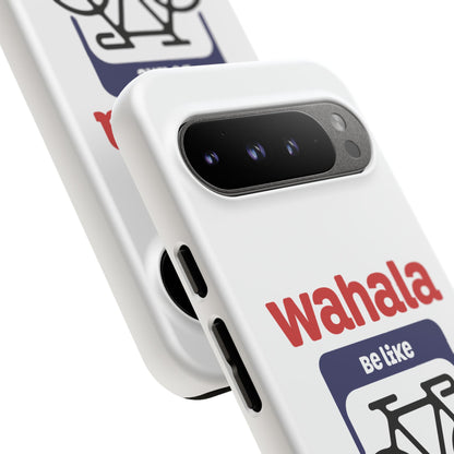 Phone Case | Wahala Be Like Bicycle Tough Cases | Gift for Cyclists | Funny Phone Cover | Trendy Cycling Accessories