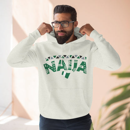 Nigeria Pride Fleece Hoodie - Celebrate Culture, Casual Style, Unisex Gift, Festivals, Comfortable Wear
