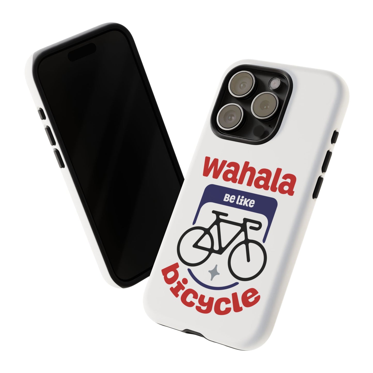 Bicycle Phone Case | Wahala Be Like | Tough Cases | Gift for Cyclists | Funny Phone Cover | Trendy Cycling Accessories
