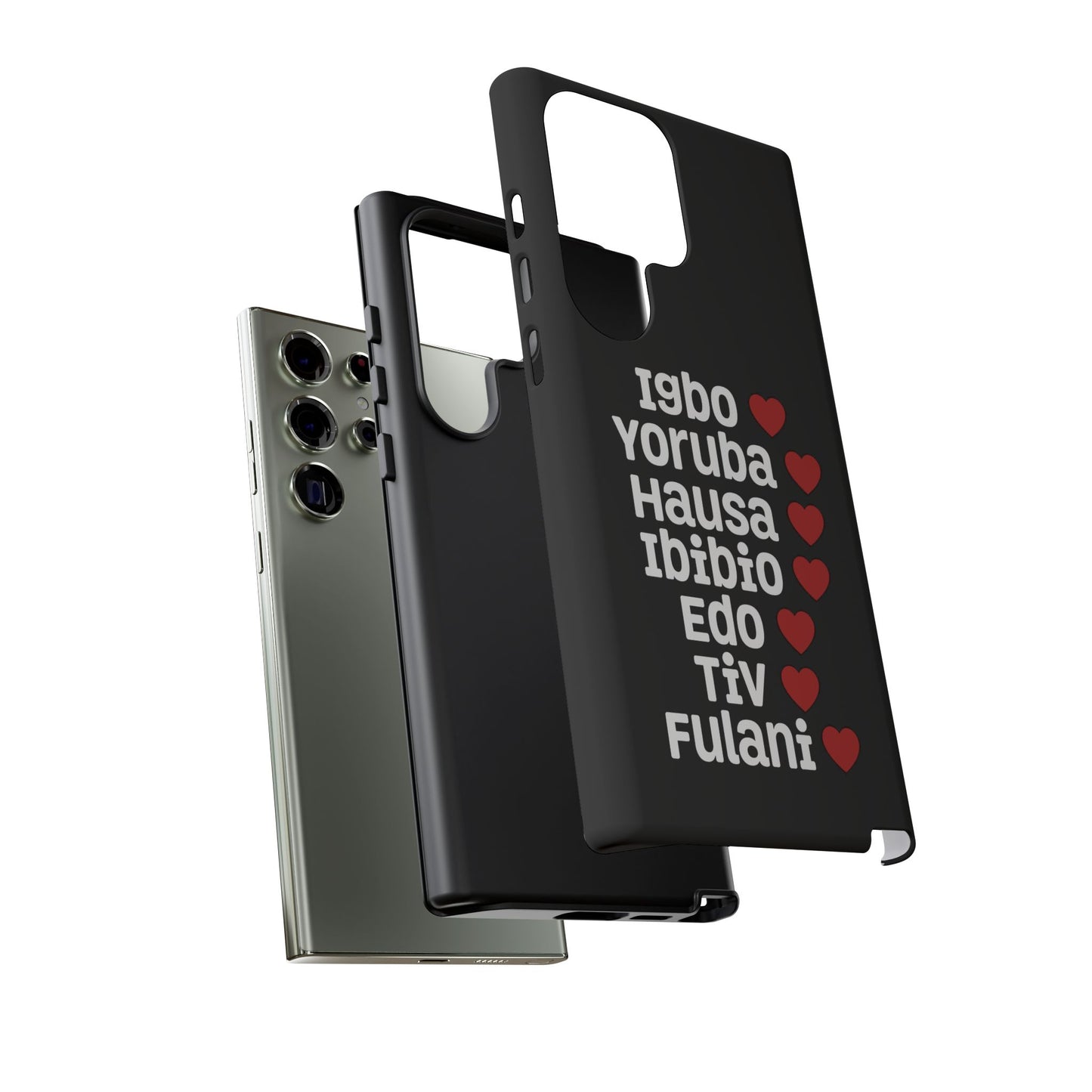 Phone Case — Nigerian Ethnic Pride Design (Igbo, Yoruba, Hausa, Ibibio, Edo, Tiv, Fulani)