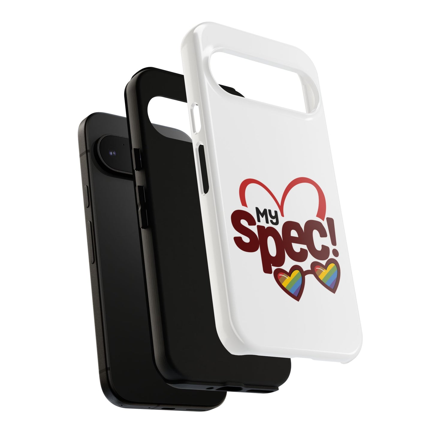 My Spec! Phone Case — Rainbow Heart Protective Case