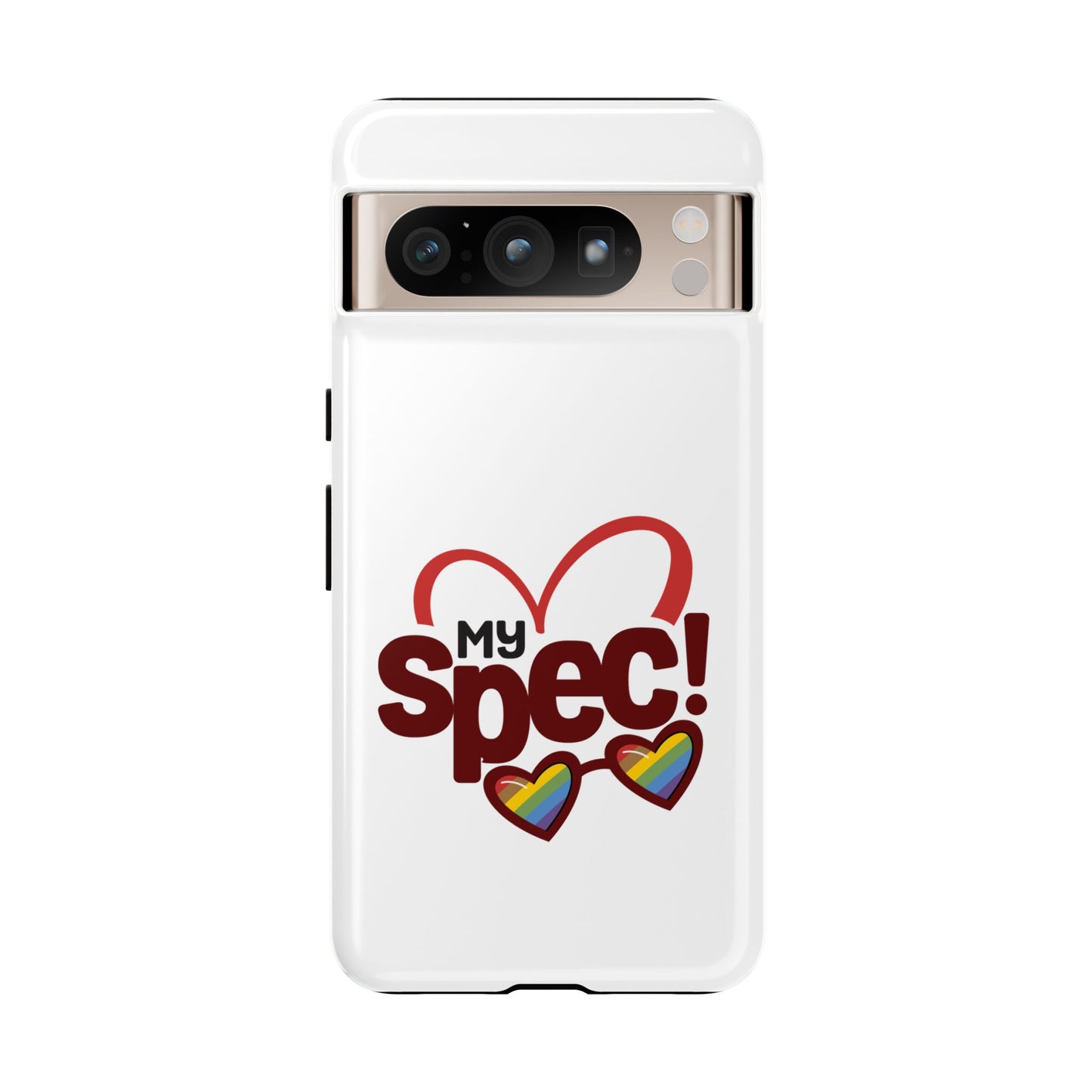 My Spec! Phone Case — Rainbow Heart Protective Case