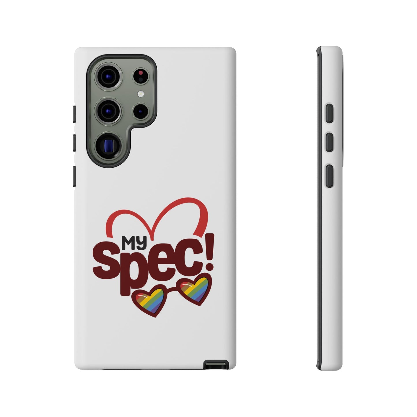 My Spec! Phone Case — Rainbow Heart Protective Case