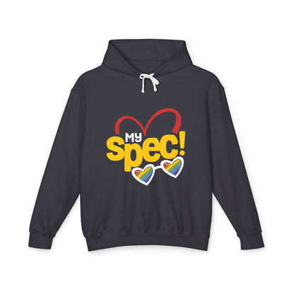 My Spec! Hoodie — Heart & Rainbow Sunglasses Sweatshirt