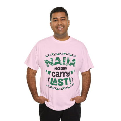 Nigerian Pride Unisex Heavy Cotton Tee, Fun Statement T-Shirt, Perfect for Casual Wear, Cultural Celebrations, Gift for Friends