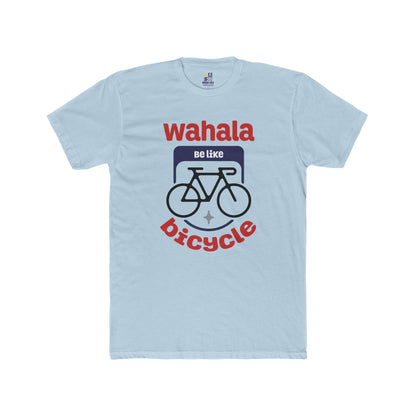 Wahala be like Bicycle Unisex Cotton Crew Tee, Naija Humur, Casual Wear, Bicycle Enthusiast Apparel