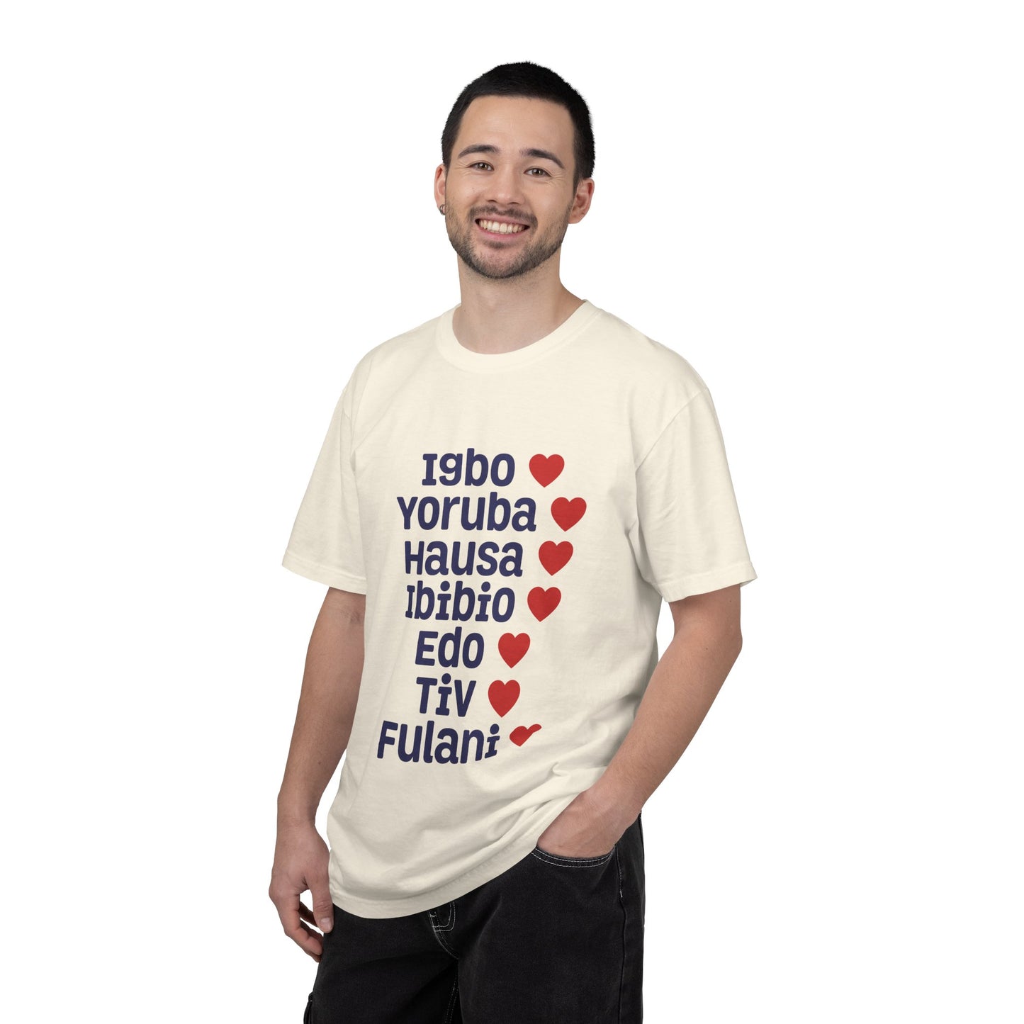 T-Shirt — Nigerian Ethnic Pride Tee (Igbo, Yoruba, Hausa, Ibibio, Edo, Tiv, Fulani)