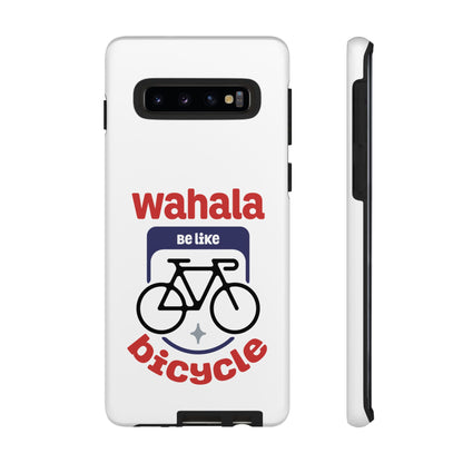 Phone Case | Wahala Be Like Bicycle Tough Cases | Gift for Cyclists | Funny Phone Cover | Trendy Cycling Accessories